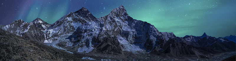 喜马拉雅山的星空