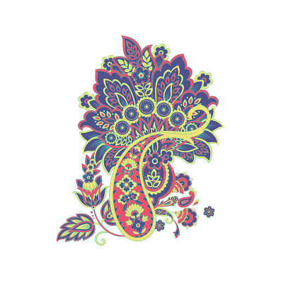 佩斯利花矢孤立模式