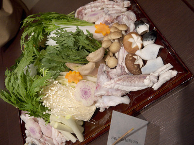 清蒸河豚配蔬菜