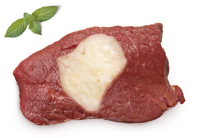 烤牛肉和肥肉形状如布隆迪。(系列)