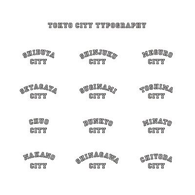 Tokyo City Typography