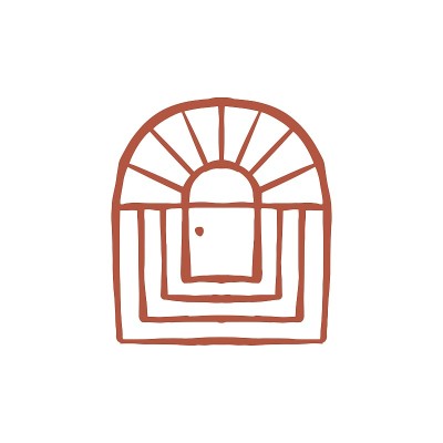 波西门楣法式曲线矢量图标插图