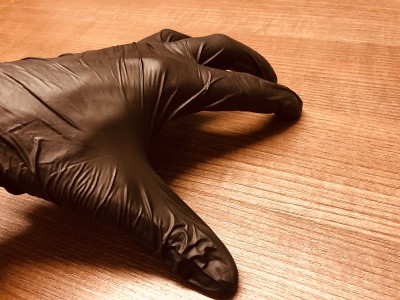 黑色手手套
