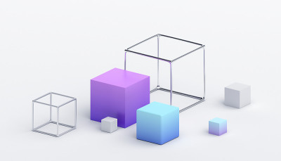 抽象的3 d渲染
