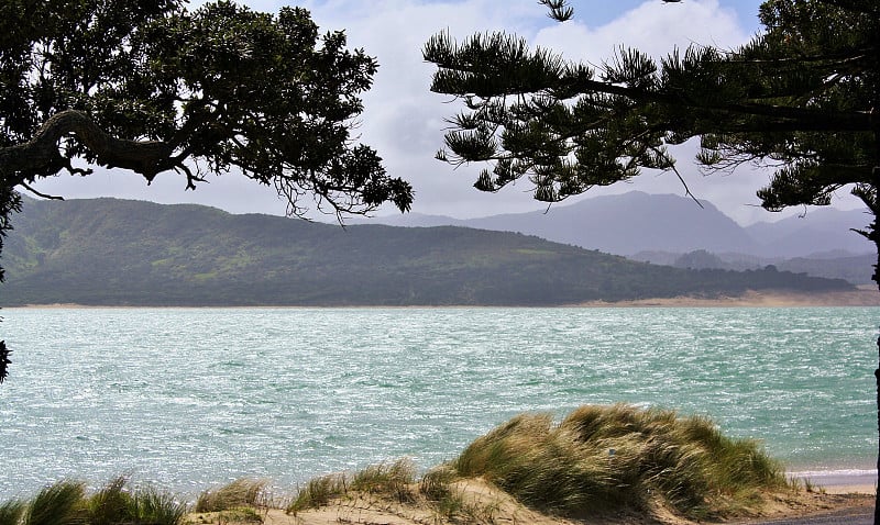 沿海大风的场景