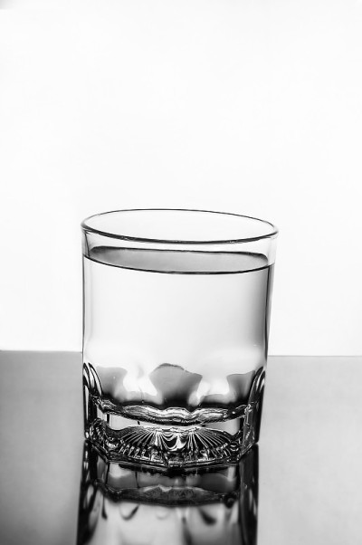 玻璃与水