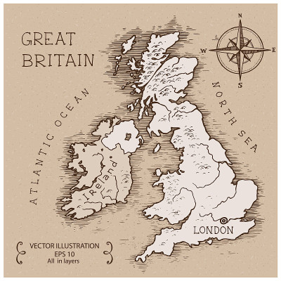 英国古地图