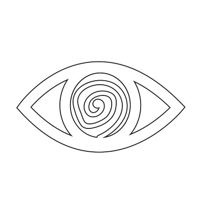 眼睛图标插图标志的设计风格