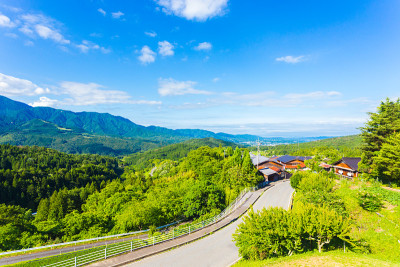 Nakasendo Magome 俯瞰日本木曾谷