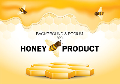 honey background.