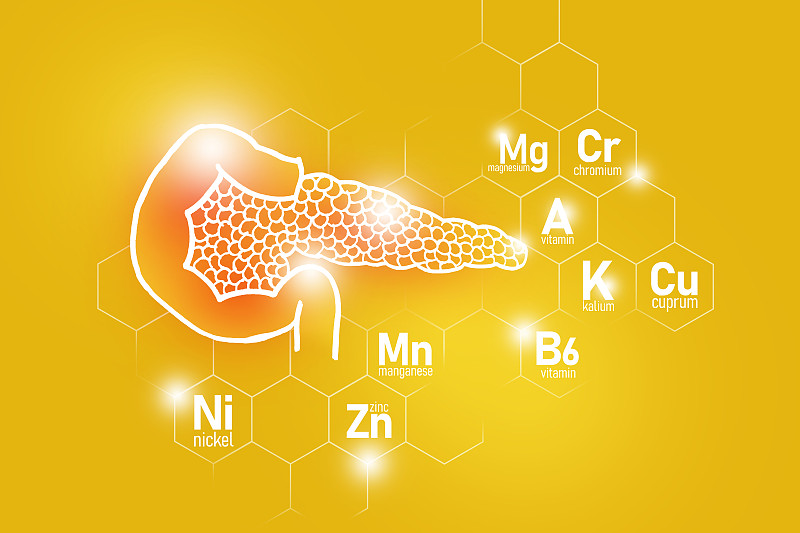 胰腺健康的必需营养素包括镍、铬、铜、锰。