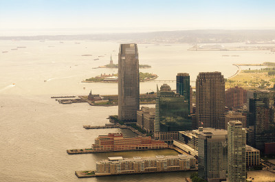 纽约市东河全景