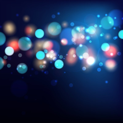 Abstract colorful blurry bokeh on colorful backgro