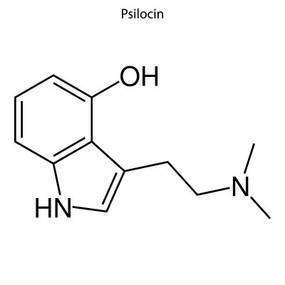 化学分子的骨架式。