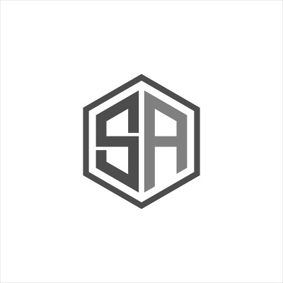 字母SA Logo模板