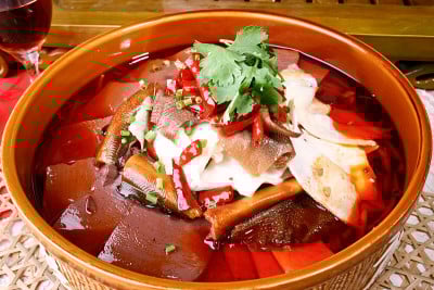 中国菜——辣酱鸭血