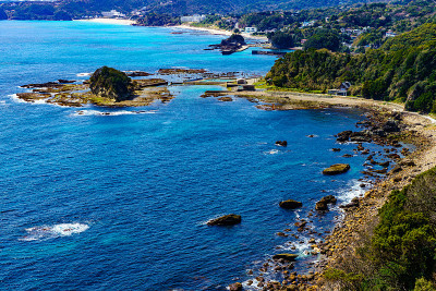 日本伊豆南部的风景