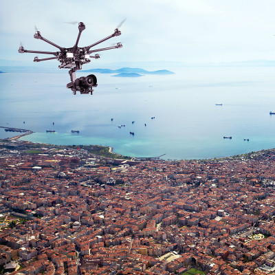 Octocopter、直升机、无人机