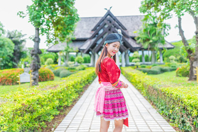Mhong hill部落妇女