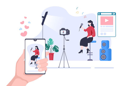 Live Music Content Creator Background Musician is 