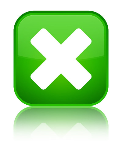 取消图标专用绿色方块按钮