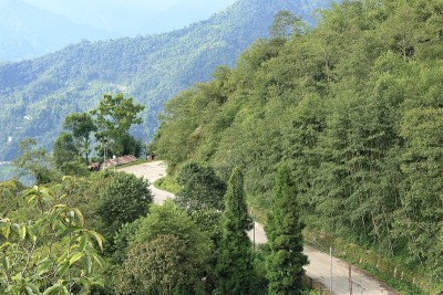 印度锡金的山路