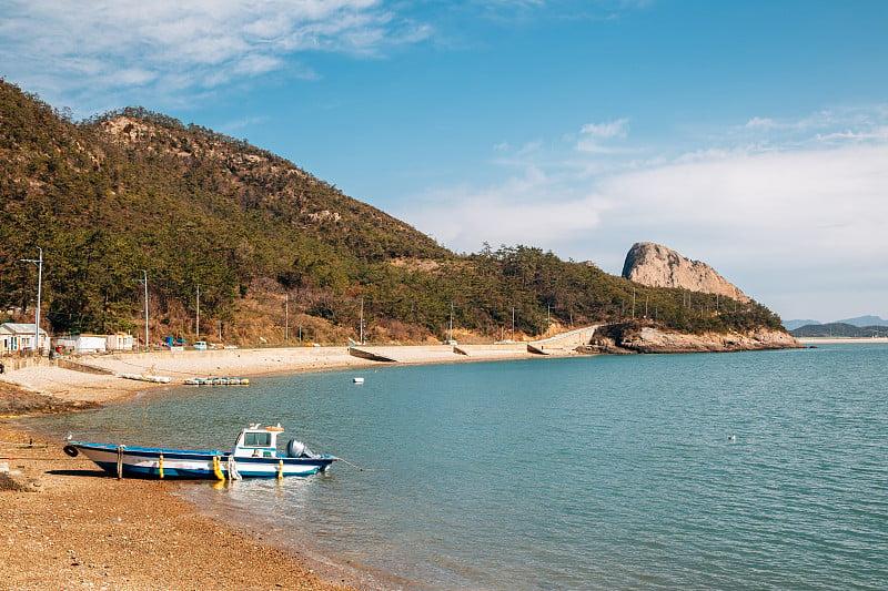 Seonyudo岛的海景在Gunsan，韩国