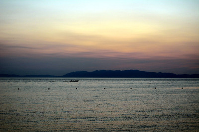 海上日落