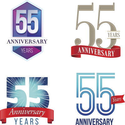 55周年纪念标志