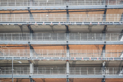 伦敦新开发的建筑工地