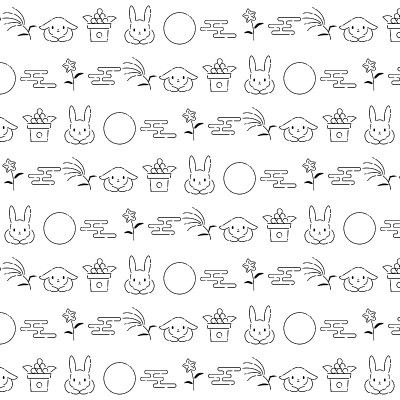 Tsukimi pattern background