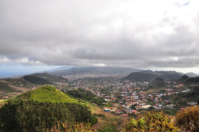 特纳利夫岛山的风景。