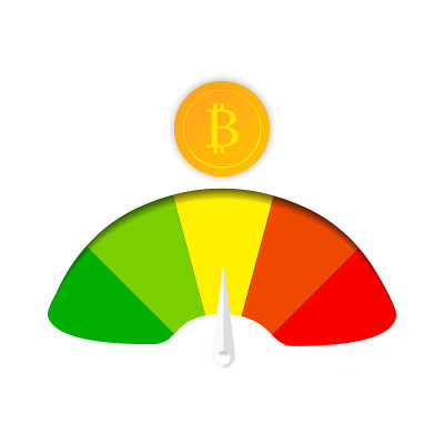 向量现实孤立的比特币币值在白色的背景。数字货币、采矿和货币的概念。