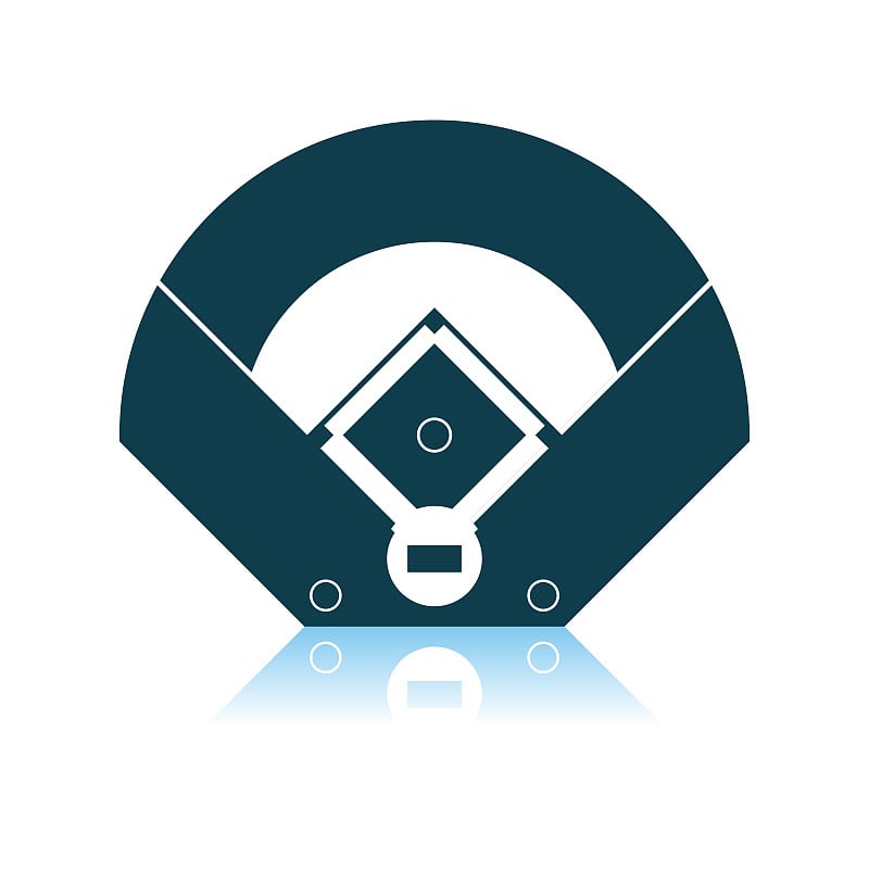 Baseball Field Aerial View Icon