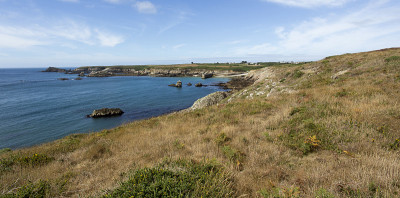Ouessant岛的海岸线