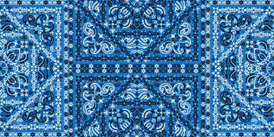 Seamless pattern based on ornament paisley Bandana