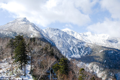 日本北海道秋天的黑田山