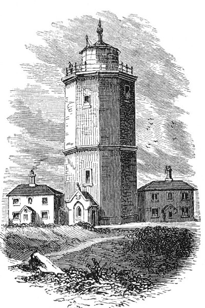 1870年，英国肯特郡布罗德斯泰斯北部海岸灯塔