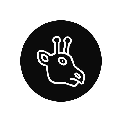 长颈鹿字形图标