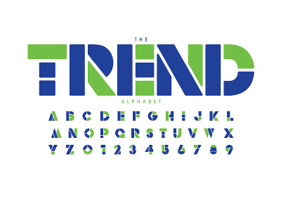 Stylized alphabet