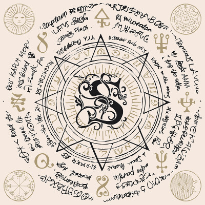 Illustration of the letter S in an octagonal star