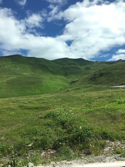 白头山的夏季景色