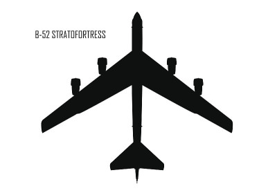 b - 52同温层堡垒轮廓