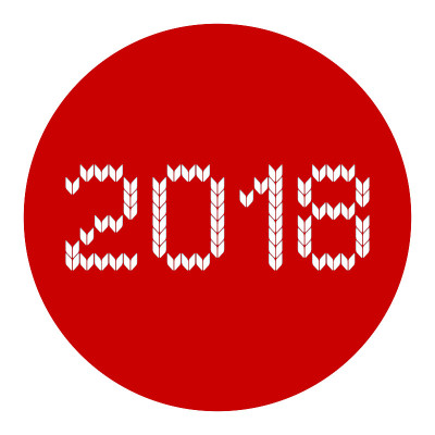 2018红色针织