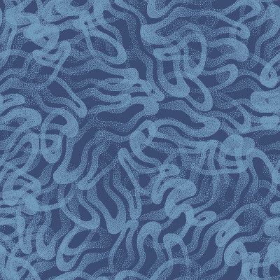 时髦的无缝图案缠结线点状纹理向量蓝色抽象背景