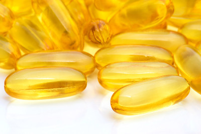 特写鱼油omega3