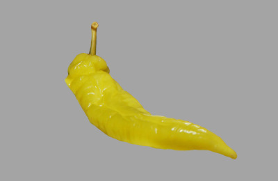 腌青椒。