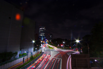 城市的灯光
