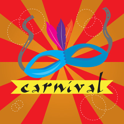 Colored carnival poster