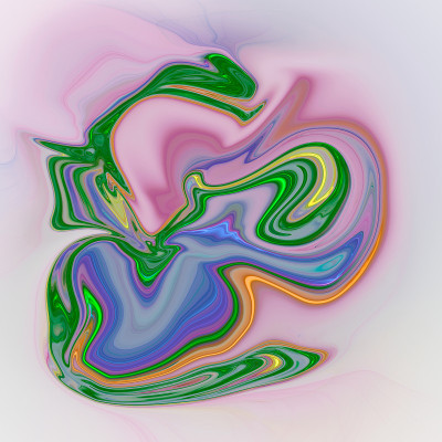 彩色迷幻液化背景